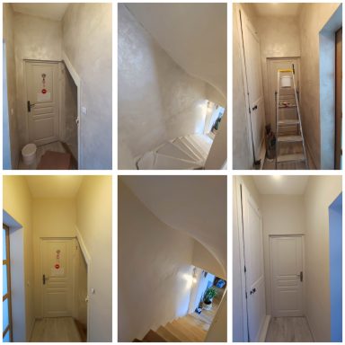 rafraîchissement d'un couloir