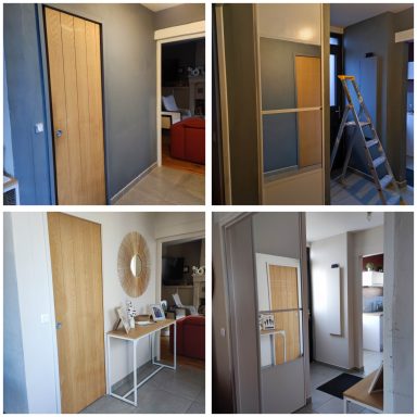 rafraîchissement d'un entrée