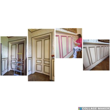 changement de teinte sur moulures