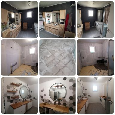 réfection d'une salle de bain